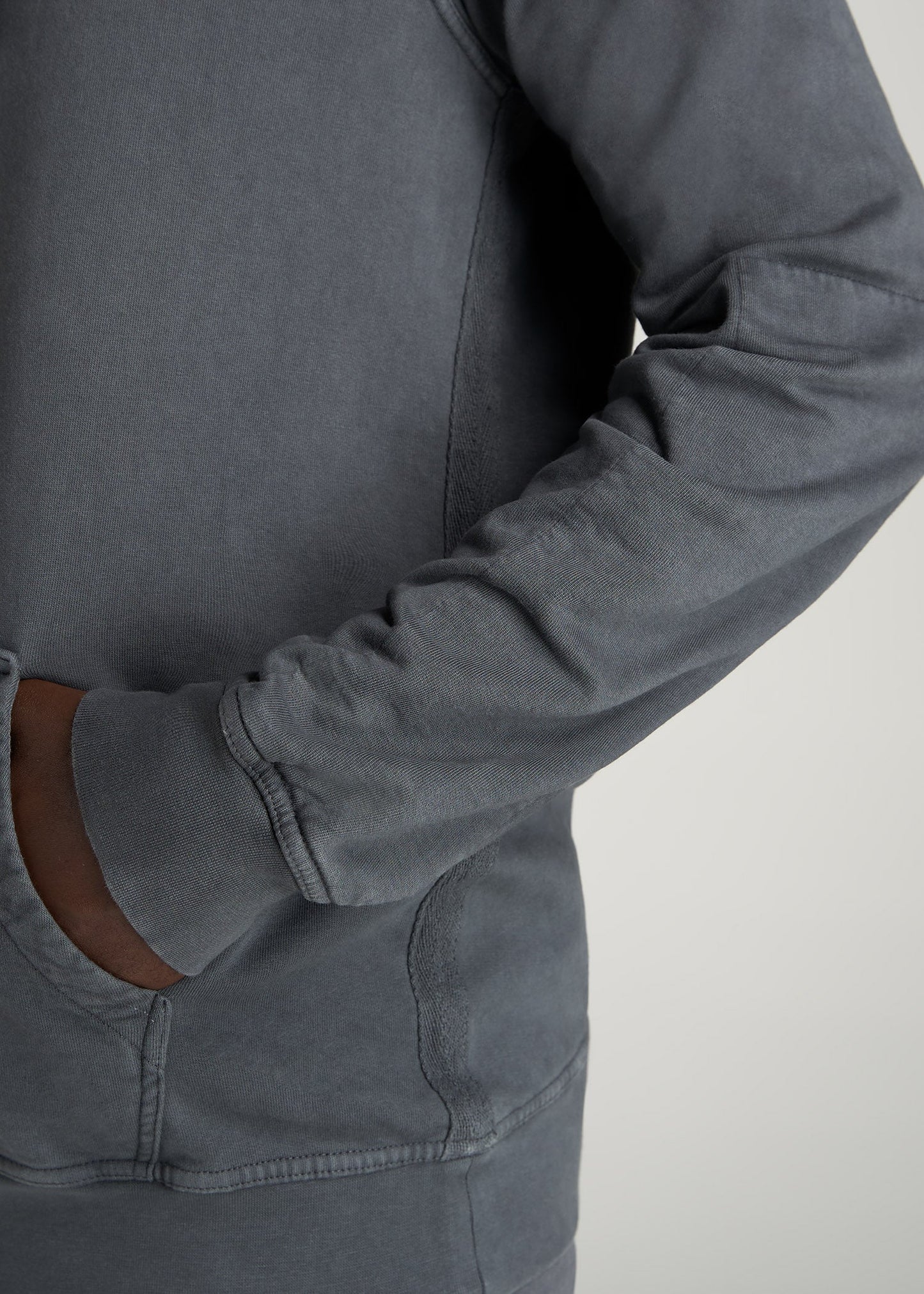    American-Tall-Men-LJ-PigmentDyed-Hoodie-VintageFlintGrey-detail