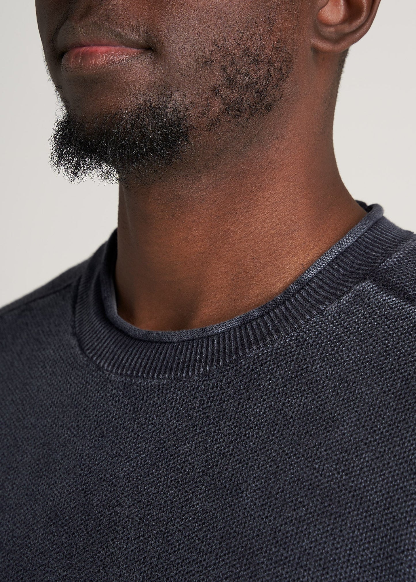 American-Tall-Men-Mens-AcidWash-Sweater-NavyMix-detail