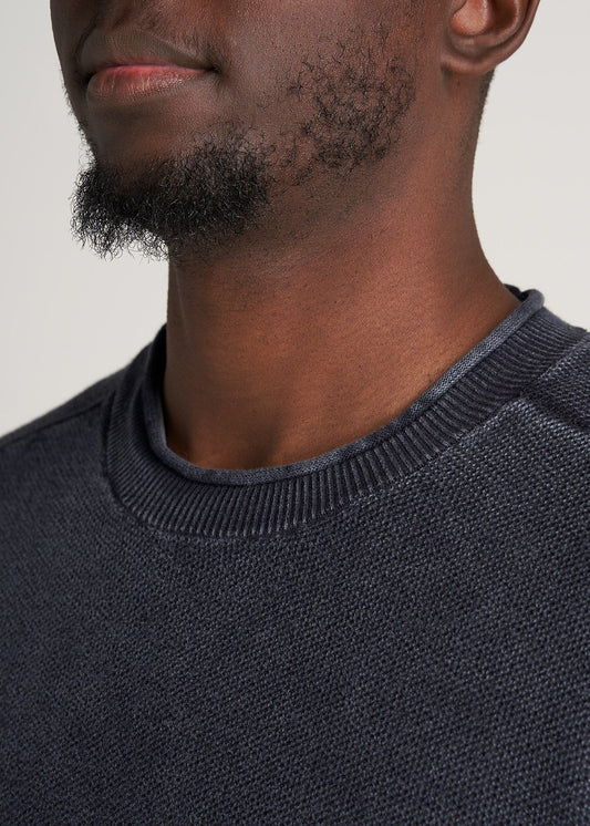 American-Tall-Men-Mens-AcidWash-Sweater-NavyMix-detail