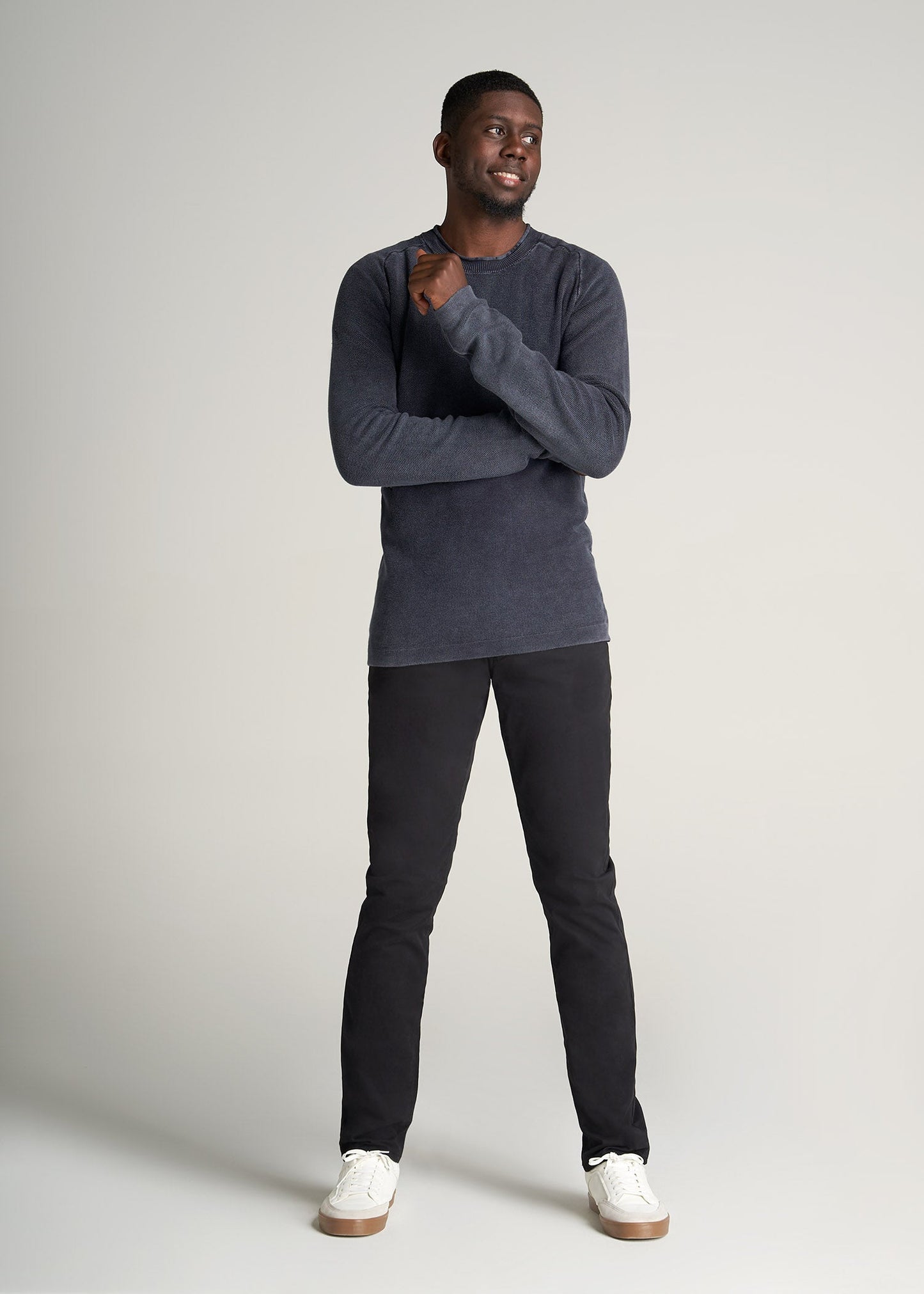 American-Tall-Men-Mens-AcidWash-Sweater-NavyMix-full