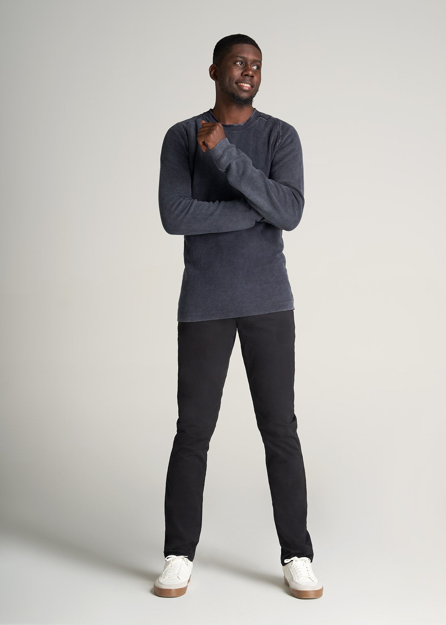 American-Tall-Men-Mens-AcidWash-Sweater-NavyMix-full