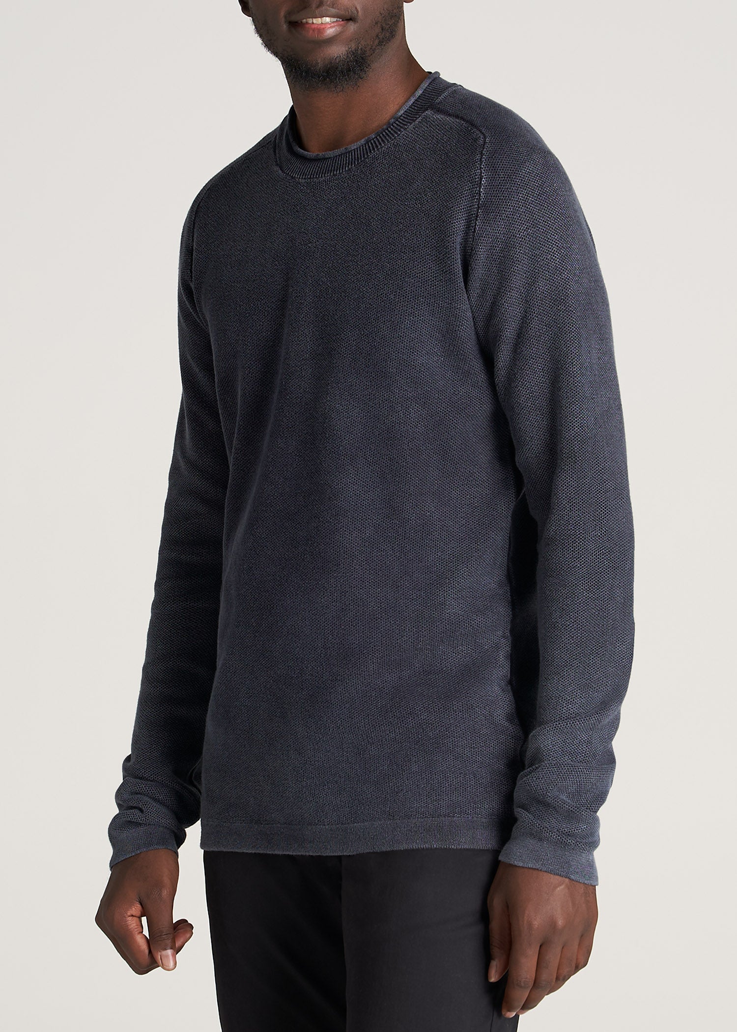 American-Tall-Men-Mens-AcidWash-Sweater-NavyMix-side