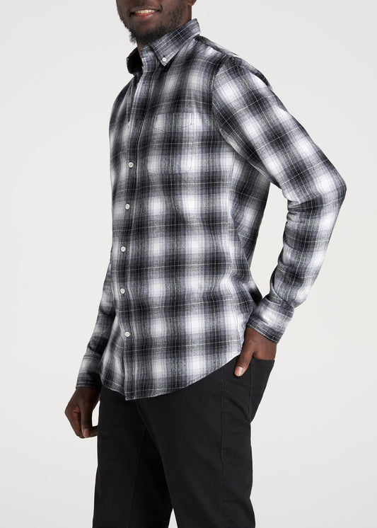     American-Tall-Men-Nelson-ButtonDown-Shirt-WhiteBluePlaid-side