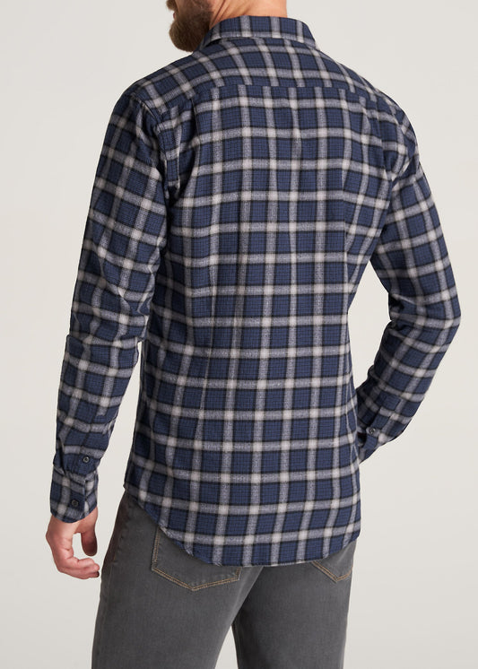    American-Tall-Men-Nelson-Flannel-GreyNavy-back