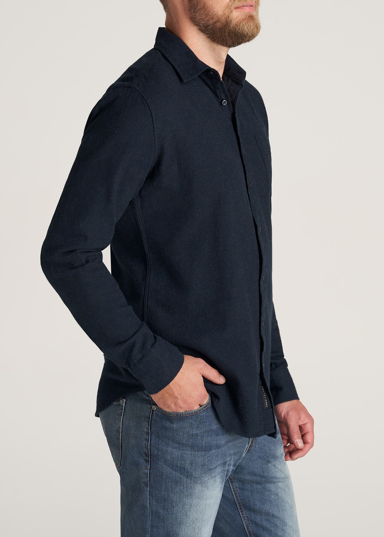    American-Tall-Men-Nelson-Flannel-NavyMix-side