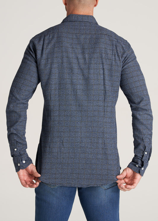 American-Tall-Men-Nelson-Flannel-NavyWhite-back