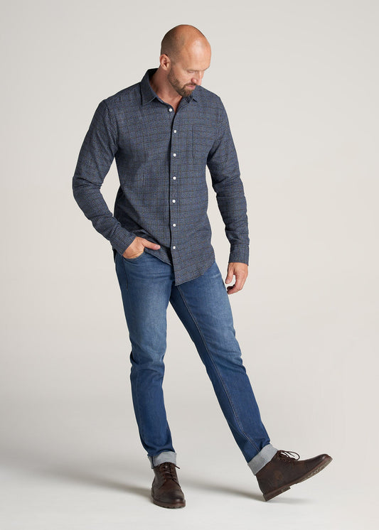    American-Tall-Men-Nelson-Flannel-NavyWhite-full