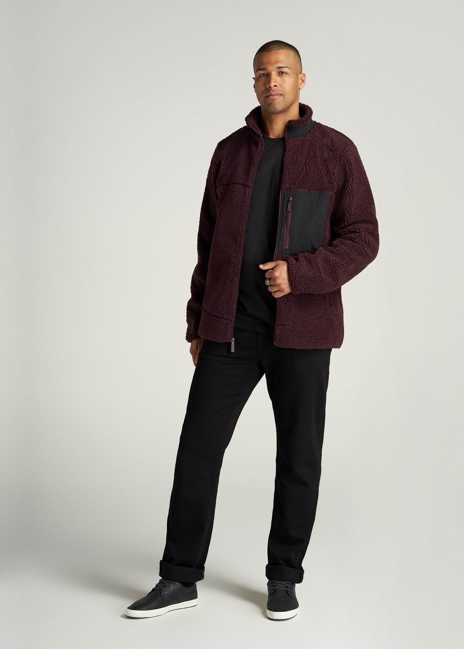    American-Tall-Men-PolarFleece-ZipUp-Jacket-RumRaisin-full
