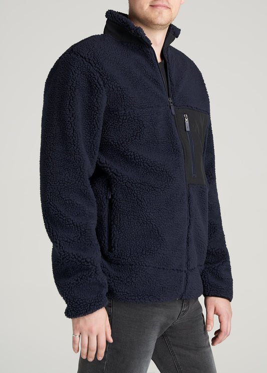    American-Tall-Men-PolarFleece-ZipUp-Jacket-TwilightBlue-side
