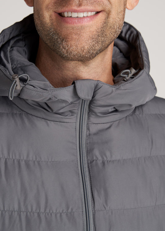 American-Tall-Men-PufferJacket-Charcoal-zipper
