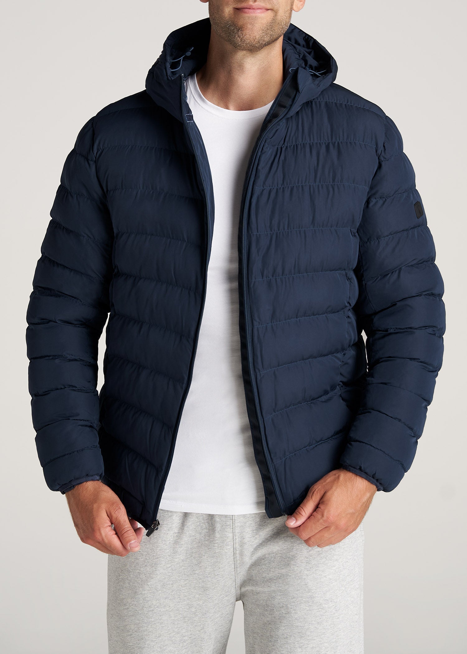 American-Tall-Men-PufferJacket-Navy-front