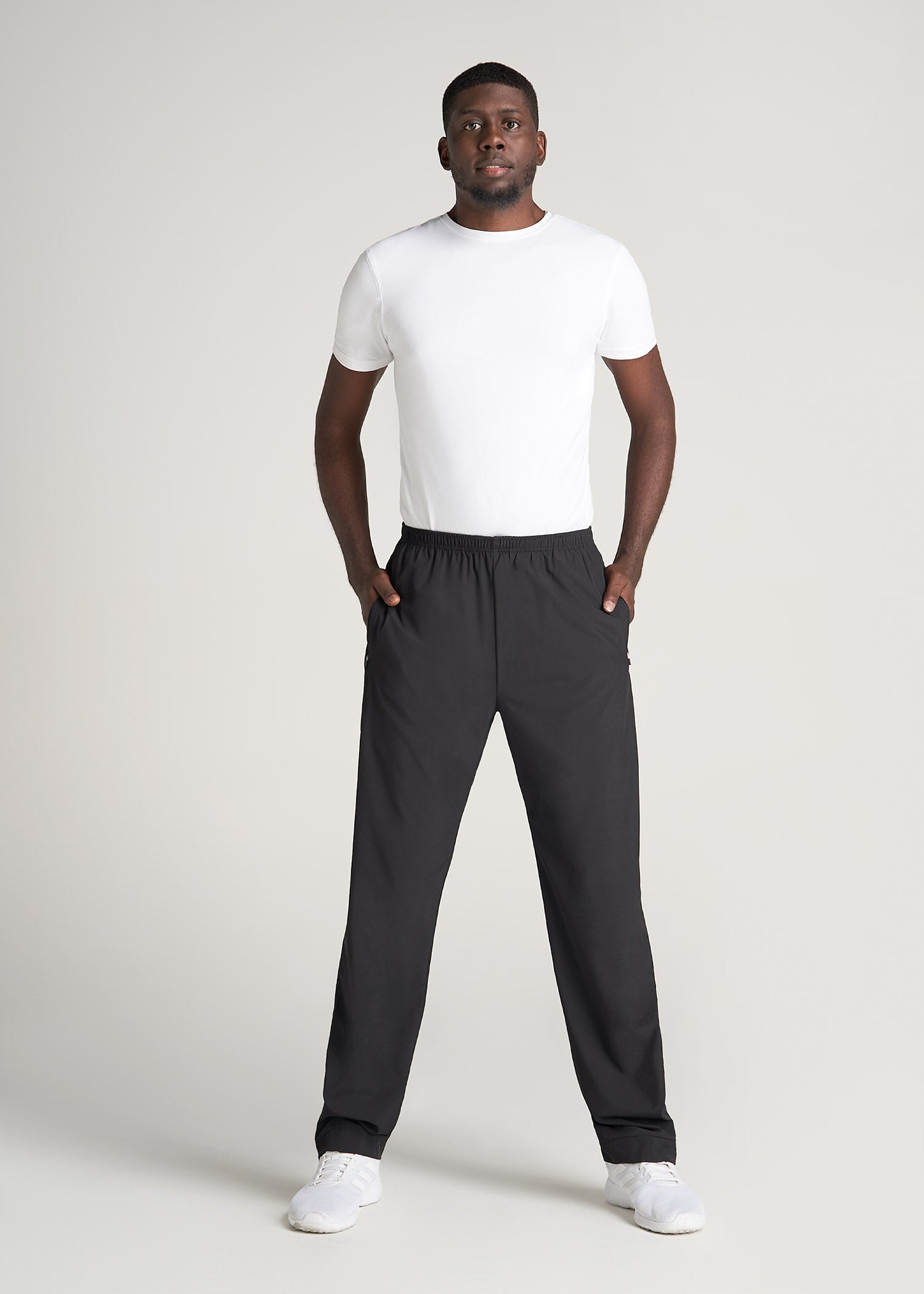        American-Tall-Men-RelaxedFit-LightWeight-AthleticPant-Black-full