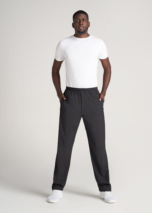         American-Tall-Men-RelaxedFit-LightWeight-AthleticPant-Black-full