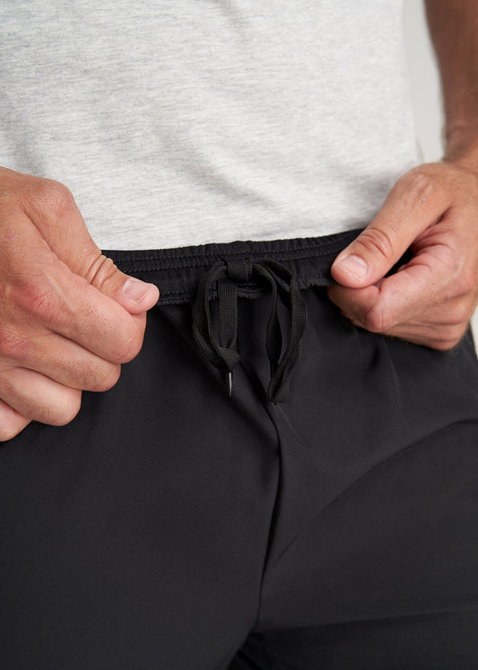 American-Tall-Men-TaperedFit-LightWeight-AthleticPant-Black-drawstring