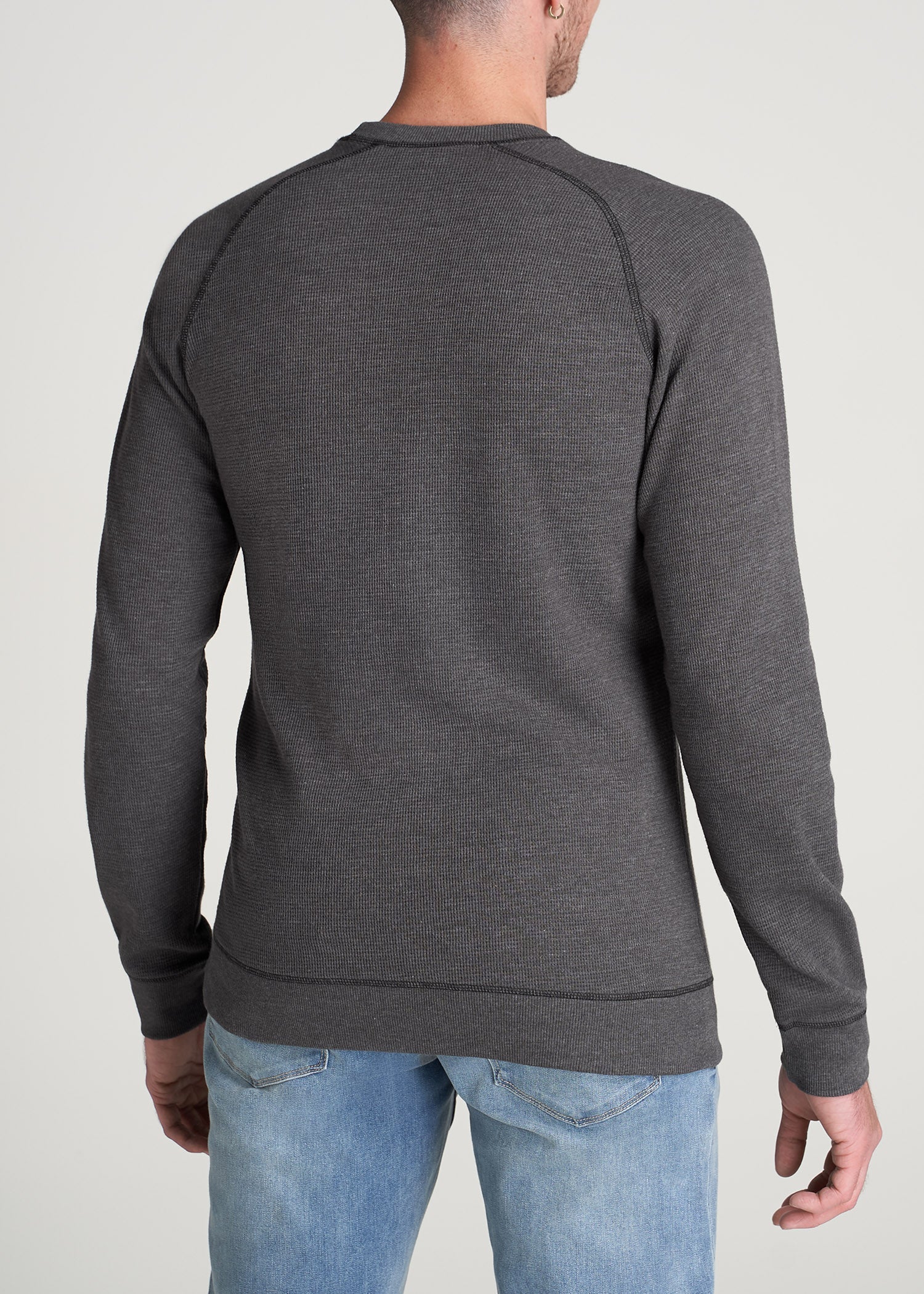 American-Tall-Men-Thermal-Raglan-LongSleeve-CharcoalMix-back