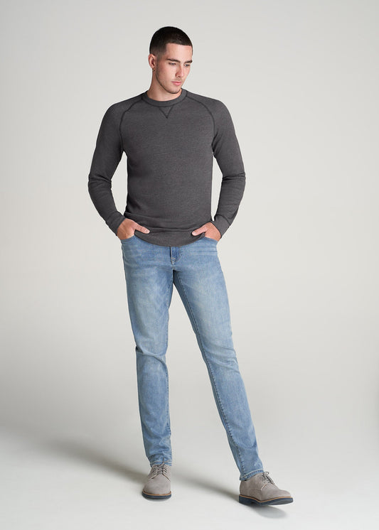 American-Tall-Men-Thermal-Raglan-LongSleeve-CharcoalMix-full
