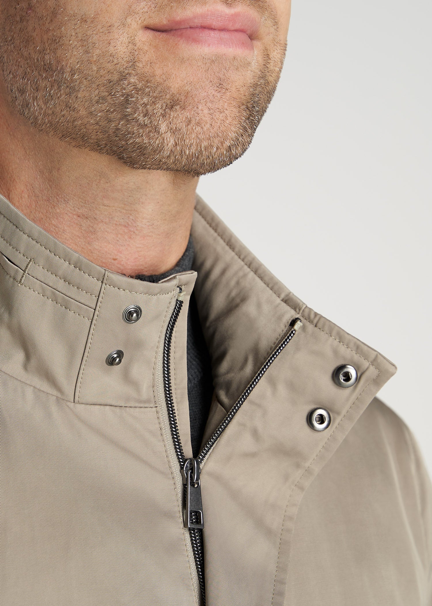   American-Tall-Men-ZipTrenchCoat-MediumBeige-detail