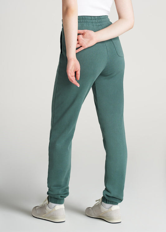 American-Tall-Women-8020-GD-HighWaist-SweatPants-JuniperGreen-back