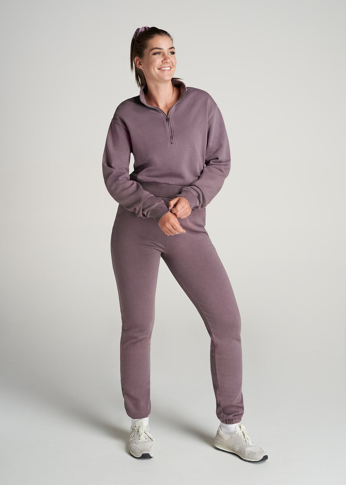 American-Tall-Women-8020-GD-HighWaist-SweatPants-SmokedMauve-full
