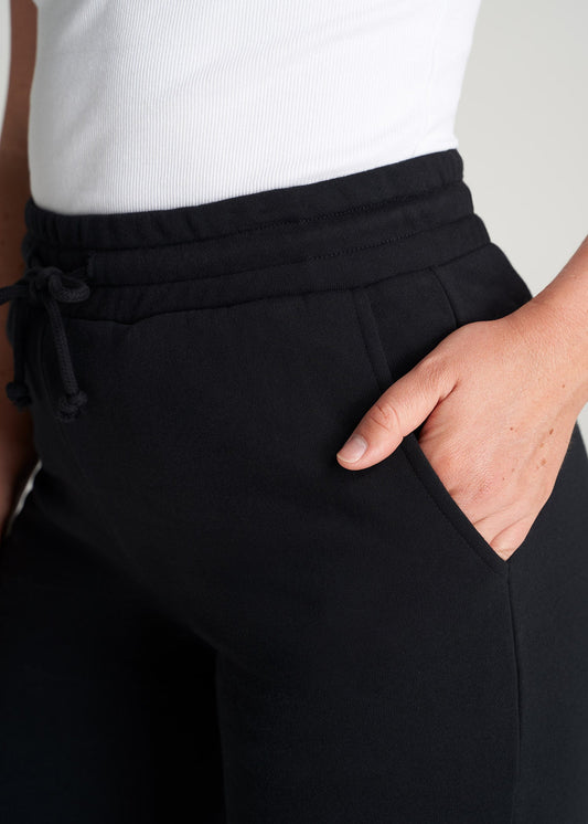 American-Tall-Women-8020-PD-HighWaist-SweatPants-Black-detail