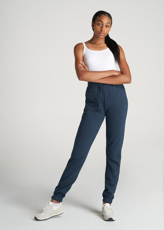 American-Tall-Women-8020-PD-HighWaist-Sweatpants-BrightNavy-full