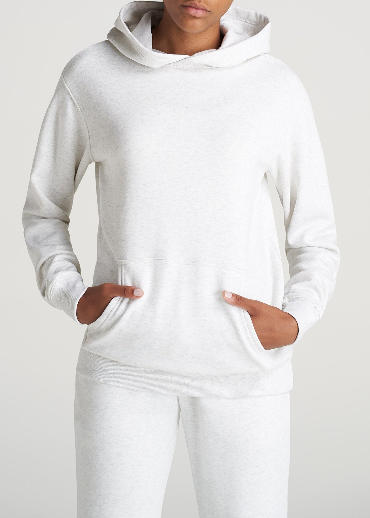 American-Tall-Women-8020-PD-WKND-Hoodie-HeatherCloudWhite-front