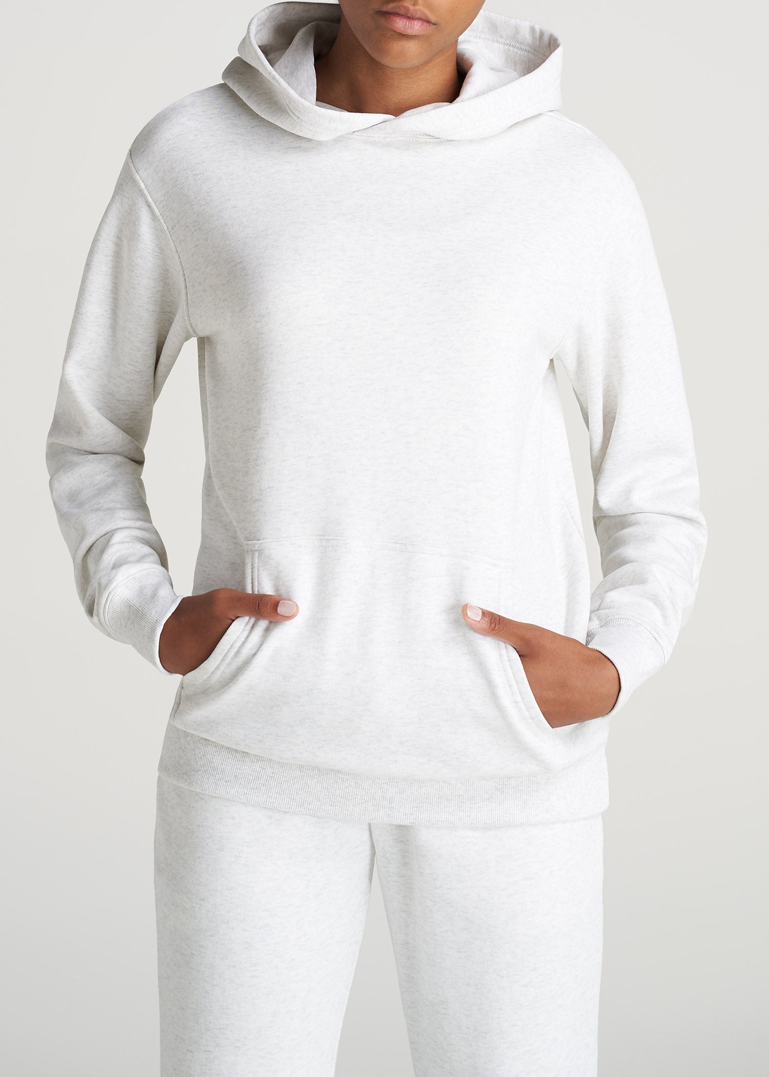 American-Tall-Women-8020-PD-WKND-Hoodie-HeatherCloudWhite-front