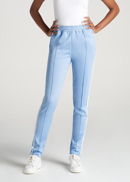 American-Tall-Women-Athletic-StripePant-CloudBlue_White-front