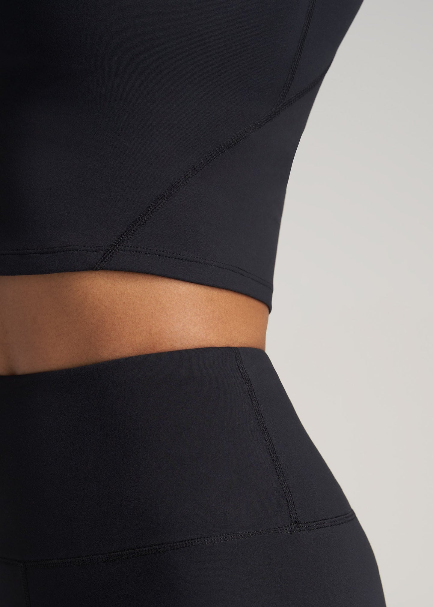    American-Tall-Women-Balance-TankTop-Black-detail