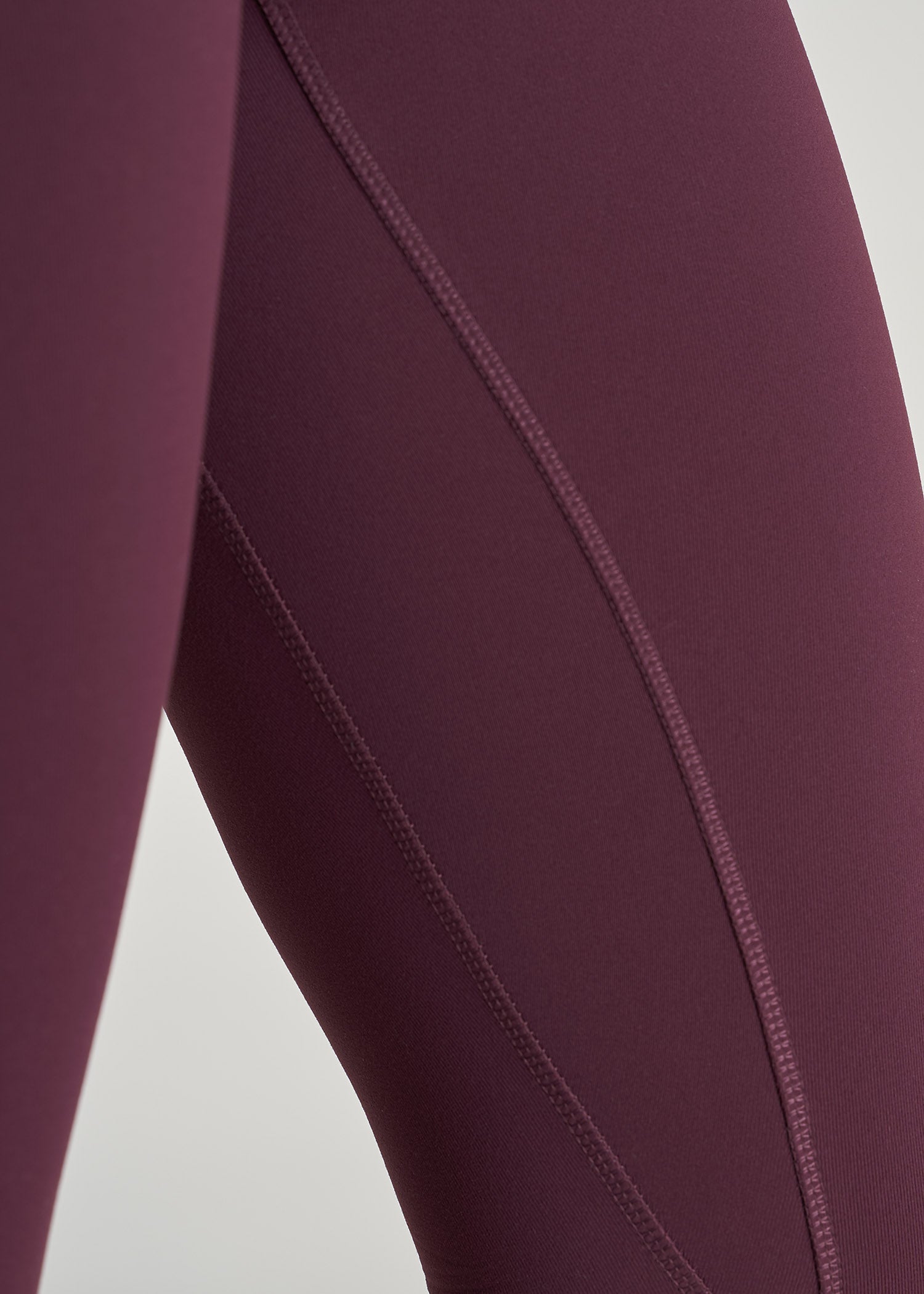 American-Tall-Women-Bella-OuterPocket-Leggings-BeetRoot-seam