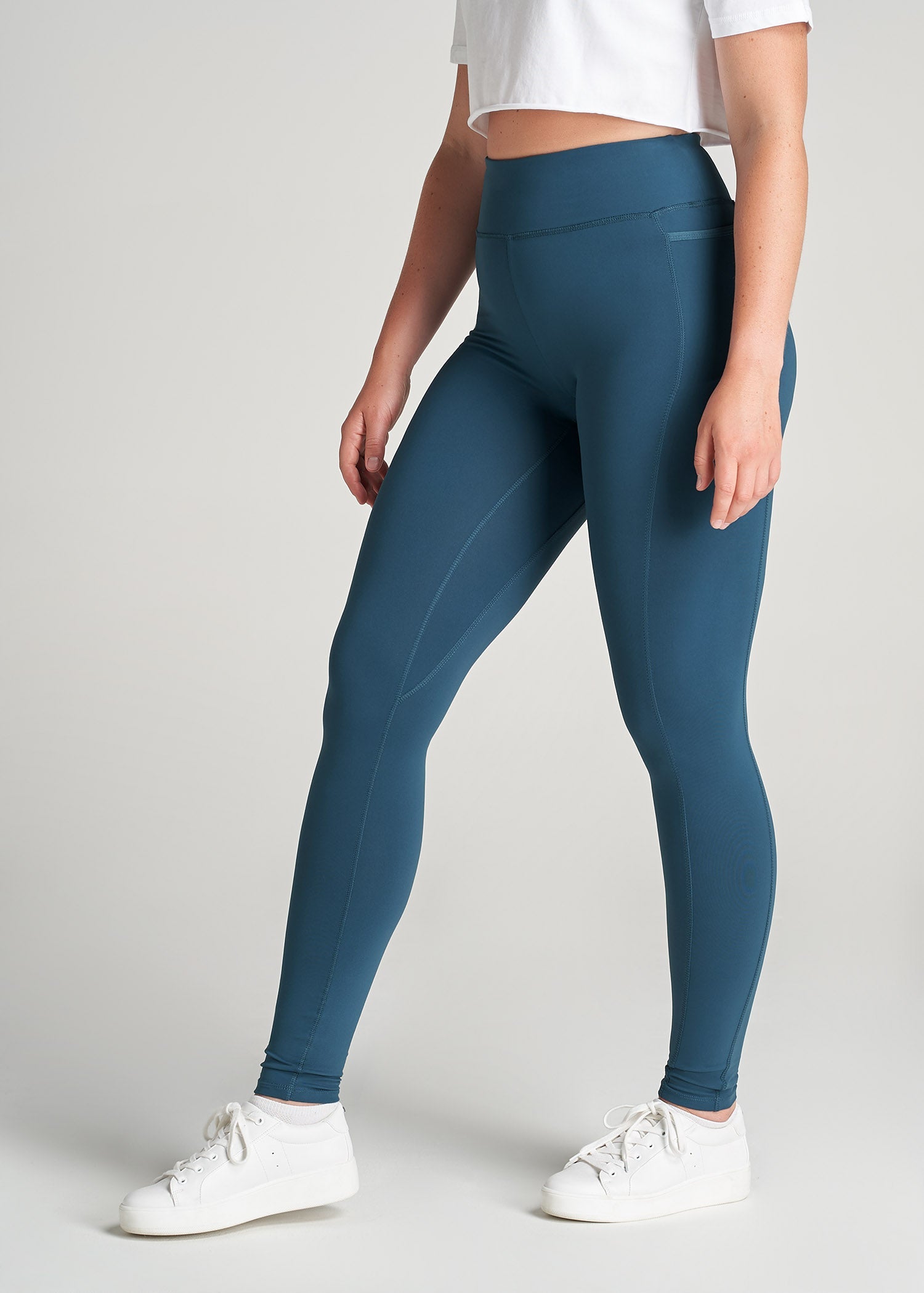 American-Tall-Women-Bella-OuterPocket-Leggings-DeepWater-side