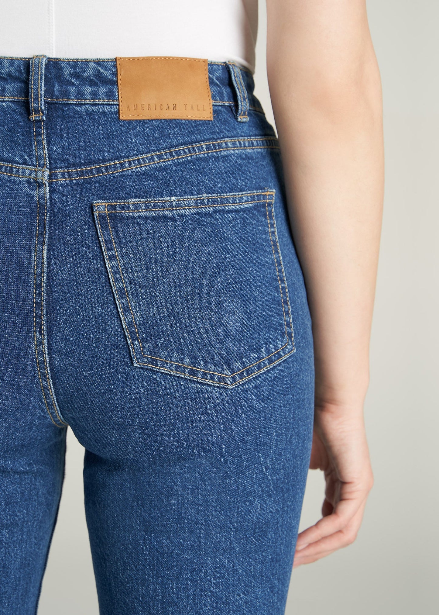       American-Tall-Women-Britney-Bootcut-HighWaisted-Jean-MediumIndigo-detail