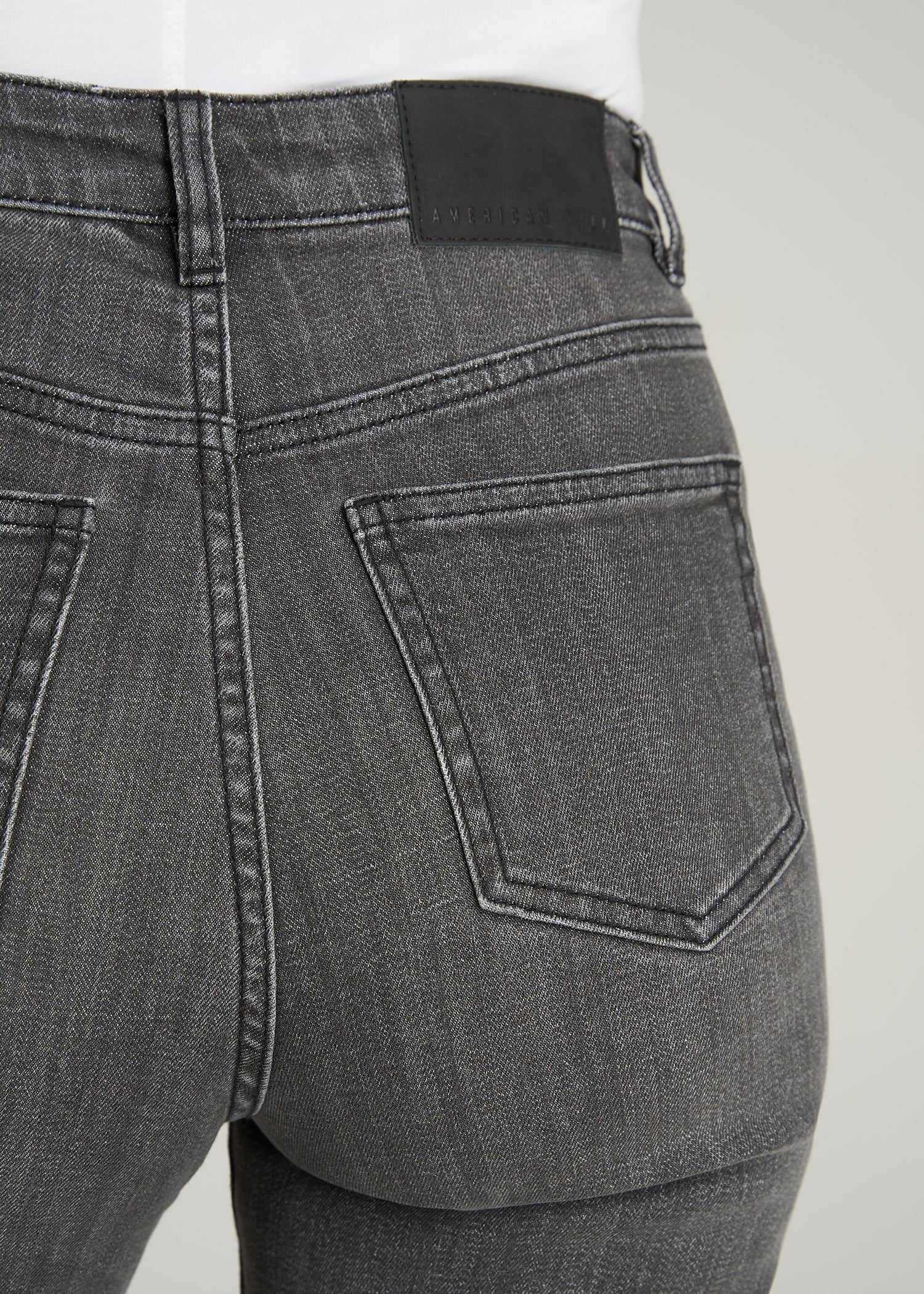       American-Tall-Women-BritneyBootcut-HighWaisted-Jean-TrueGritGrey-detail