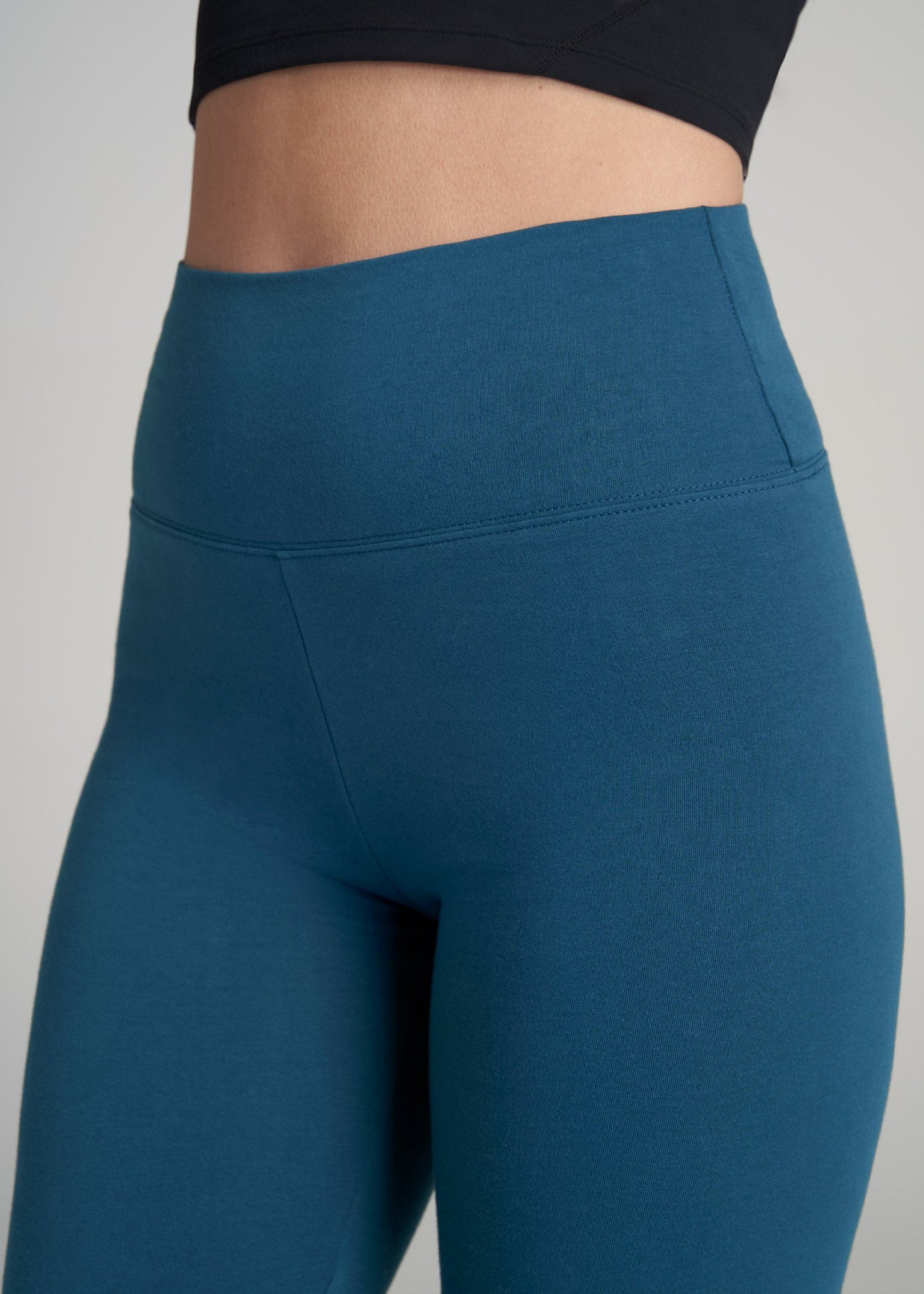     American-Tall-Women-CottonLeggings-DeepWater-detail