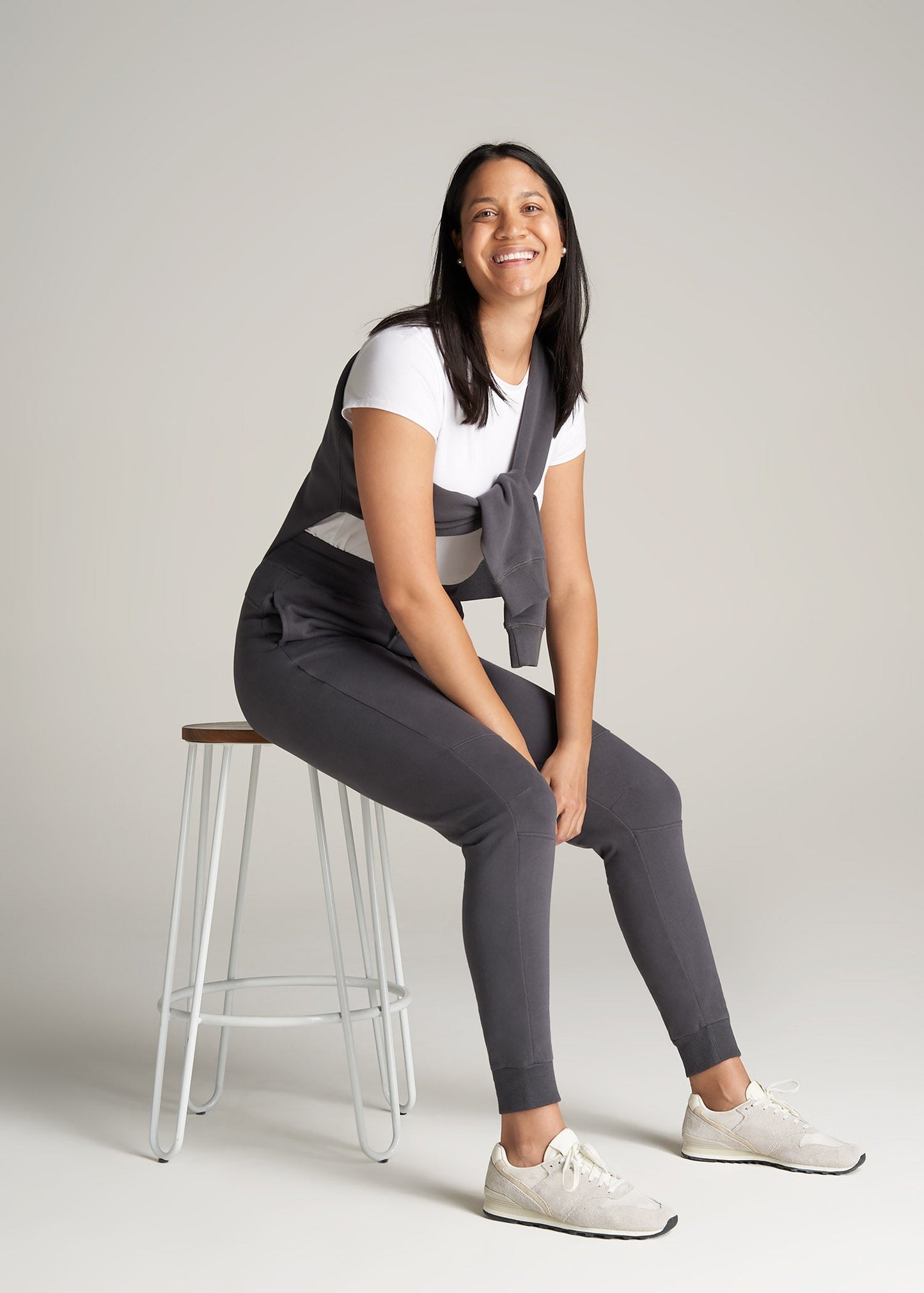    American-Tall-Women-FrenchTerry-Jogger-Charcoal-full