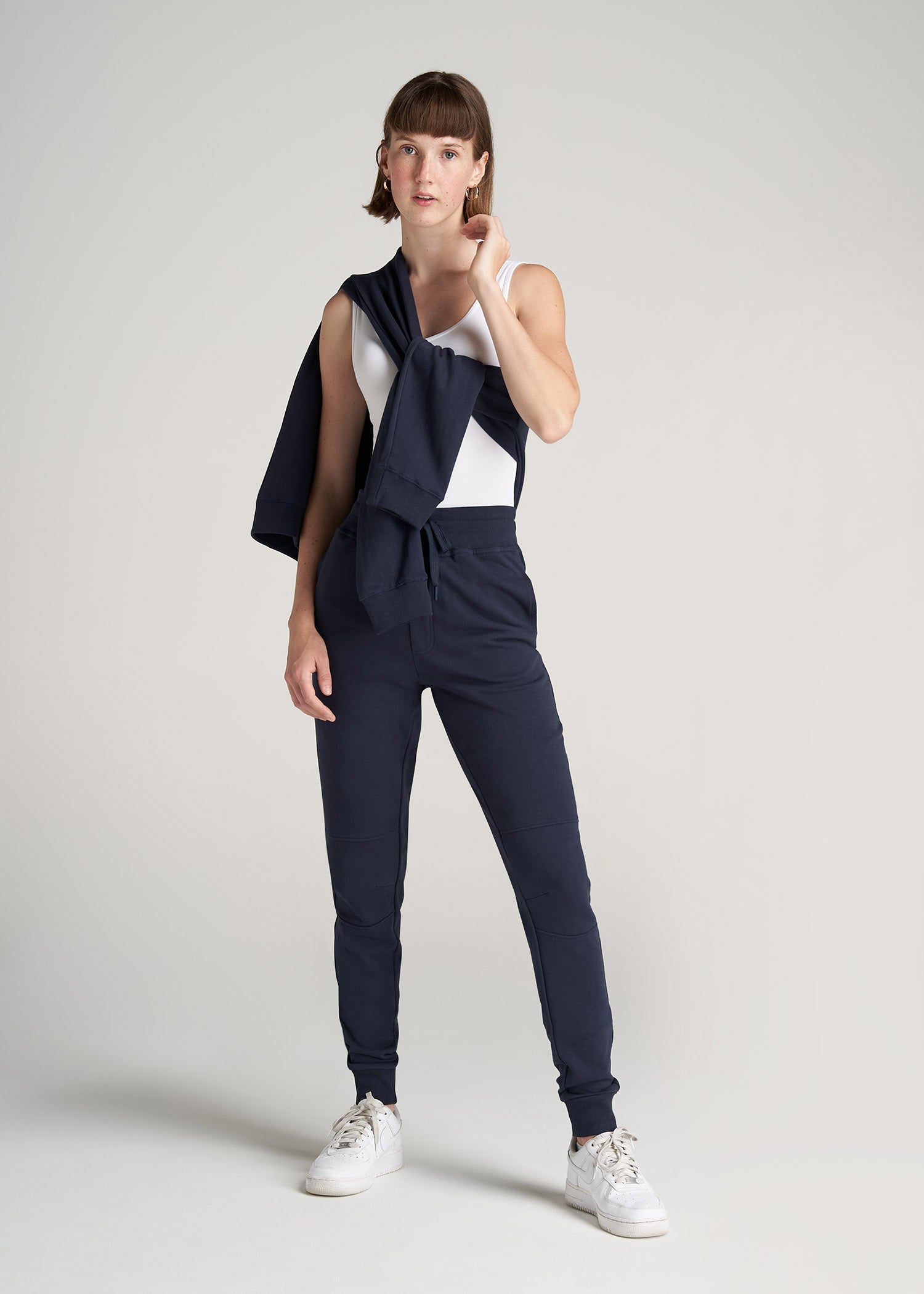 American-Tall-Women-FrenchTerry-Jogger-Navy-full
