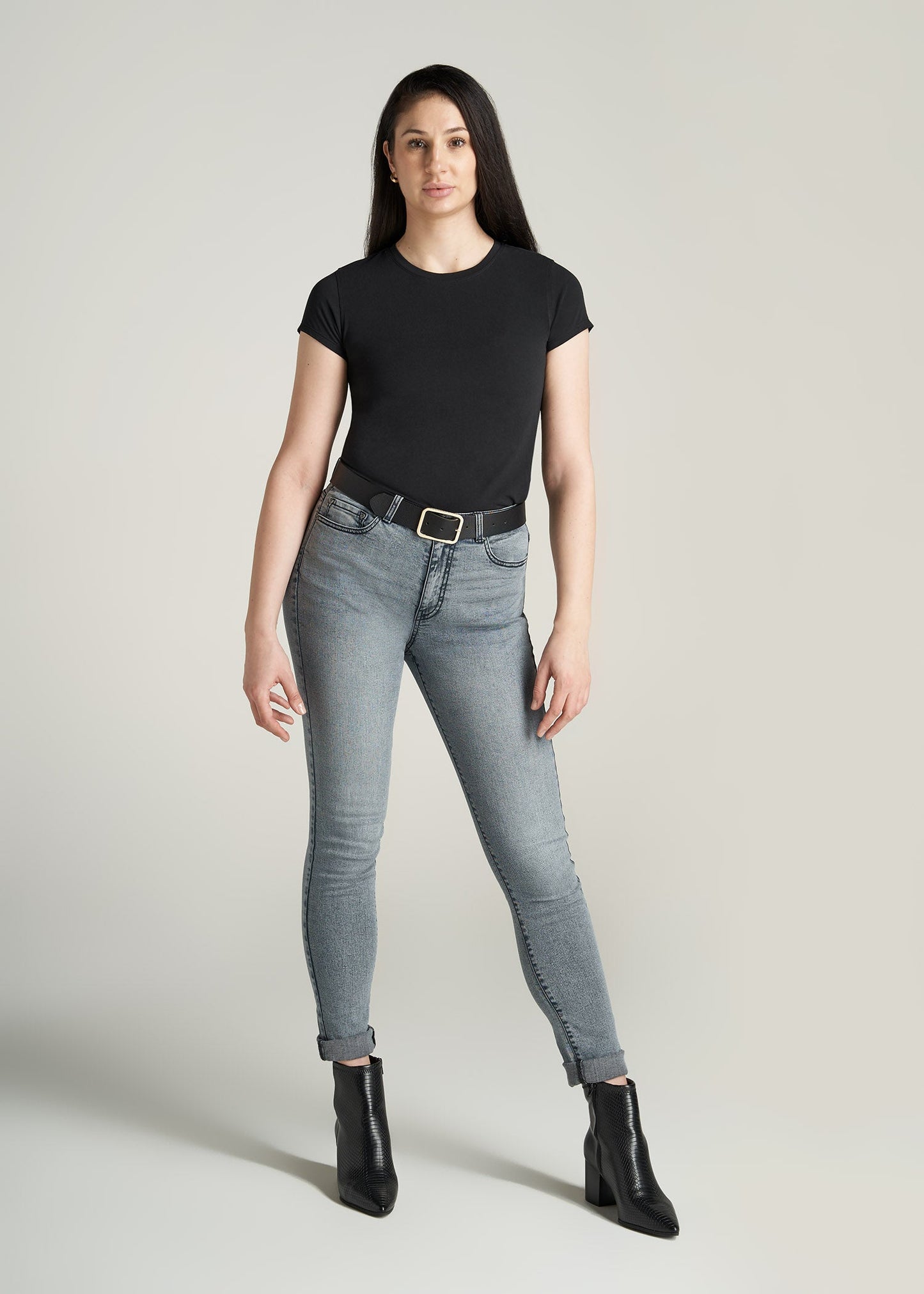       American-Tall-Women-Georgia-HighRise-Skinny-AnkleLength-Jean-LightGreyWash-full
