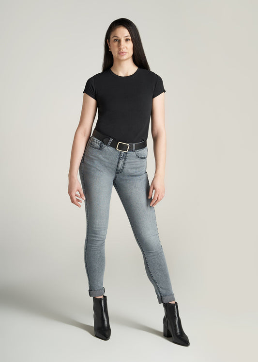       American-Tall-Women-Georgia-HighRise-Skinny-AnkleLength-Jean-LightGreyWash-full