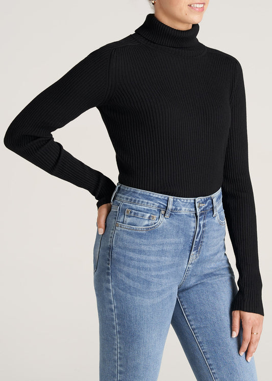 American-Tall-Women-HeavyRib-Turtleneck-Sweater-Black-side