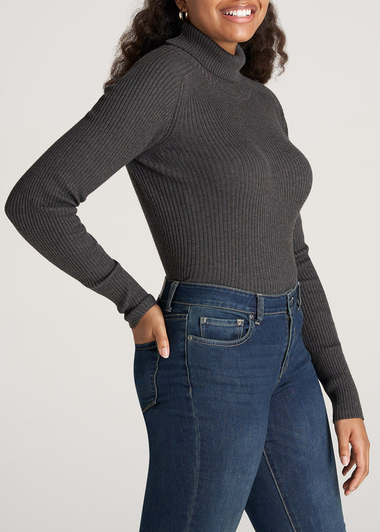 American-Tall-Women-HeavyRib-Turtleneck-Sweater-ShadowGreyMix-side