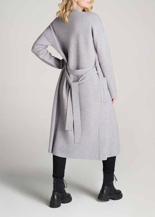 American-Tall-Women-LongBelted-Cardigan-LightGreyMix-back