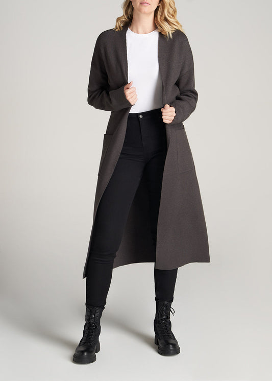 American-Tall-Women-LongBelted-Cardigan-ShadowGreyMix-front
