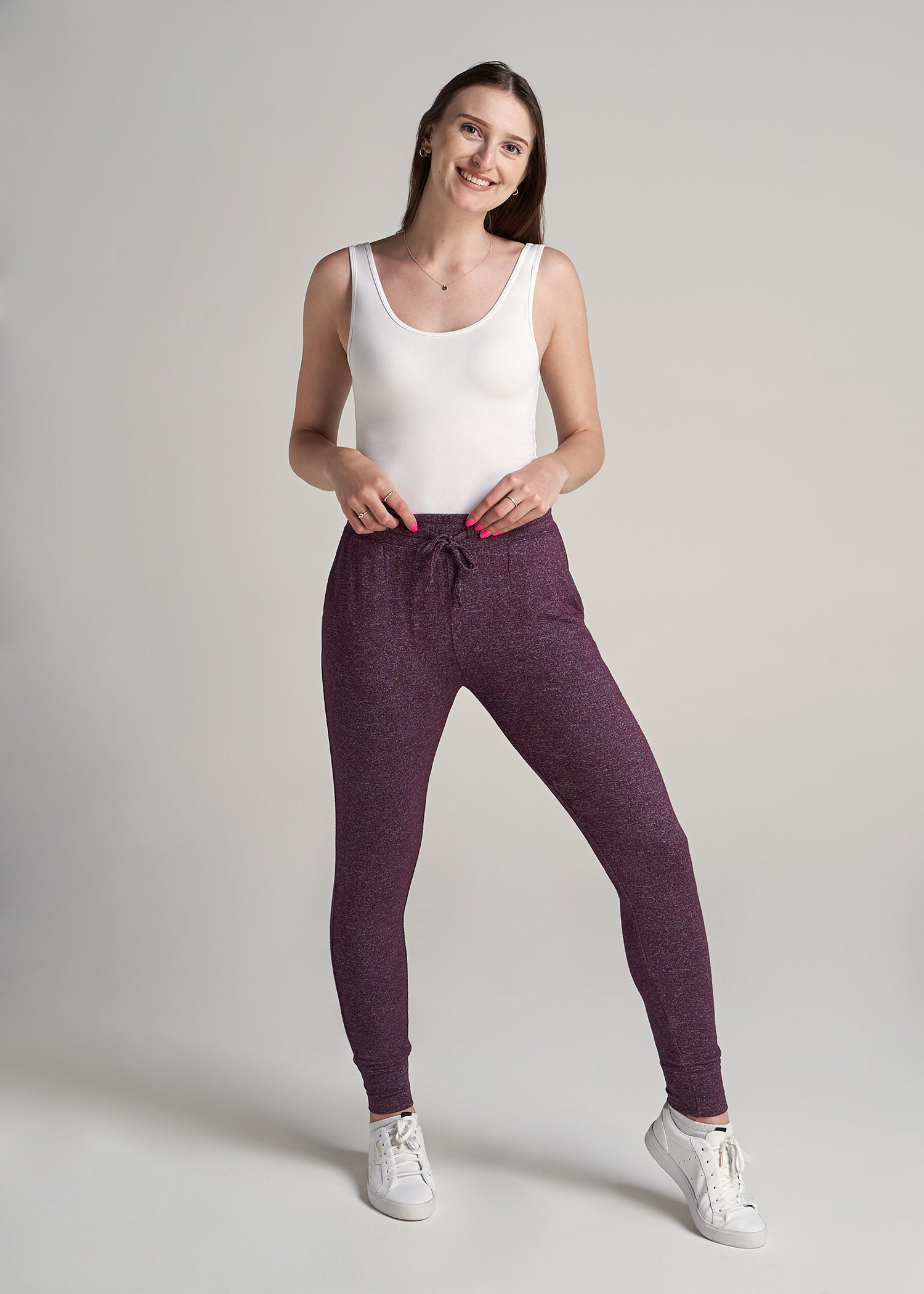 American-Tall-Women-Lounge-Joggers-BeetrootMix-full