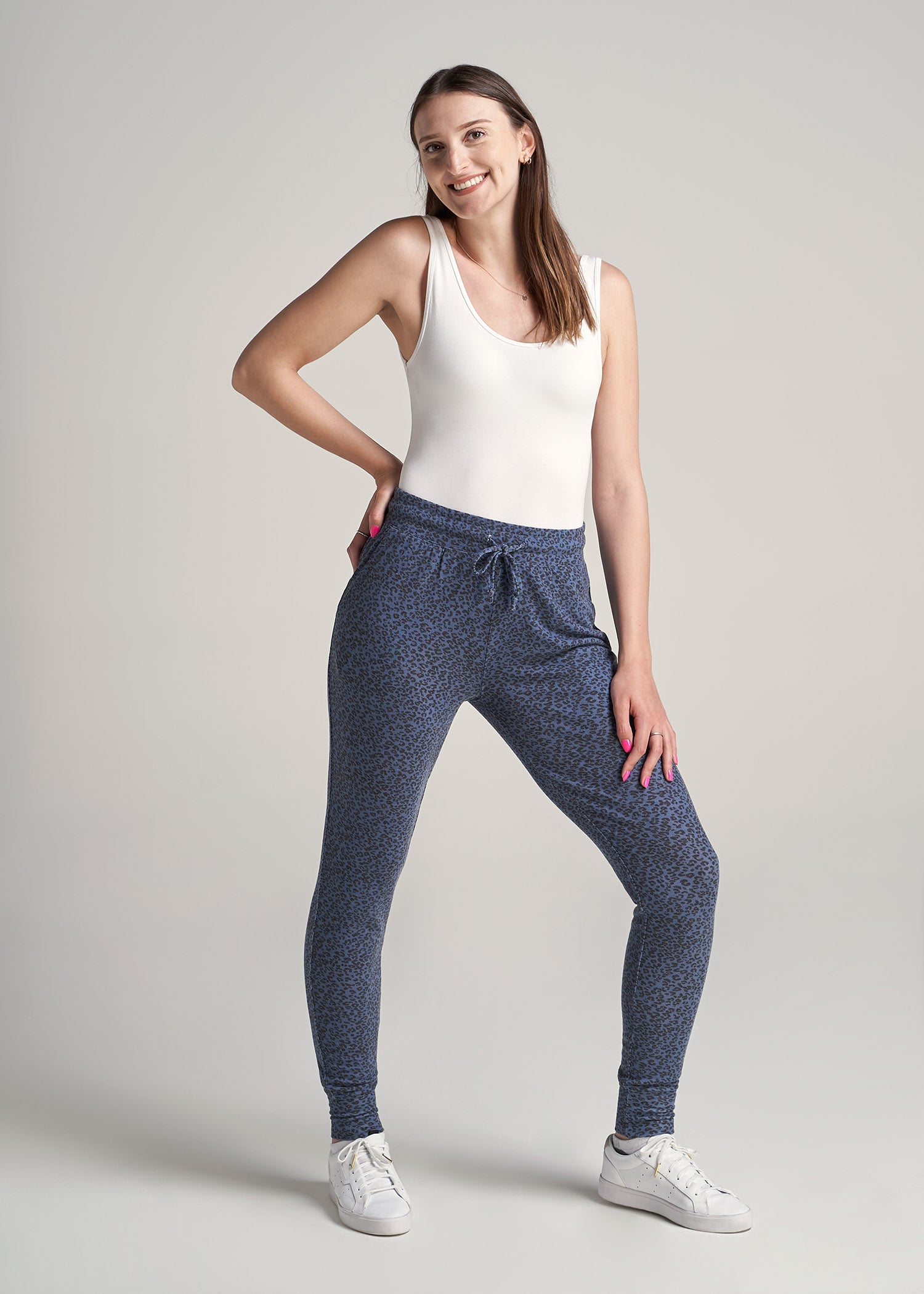 American-Tall-Women-Lounge-Joggers-NavyLeopard-full