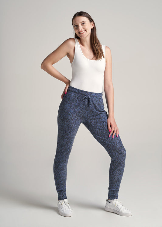 American-Tall-Women-Lounge-Joggers-NavyLeopard-full