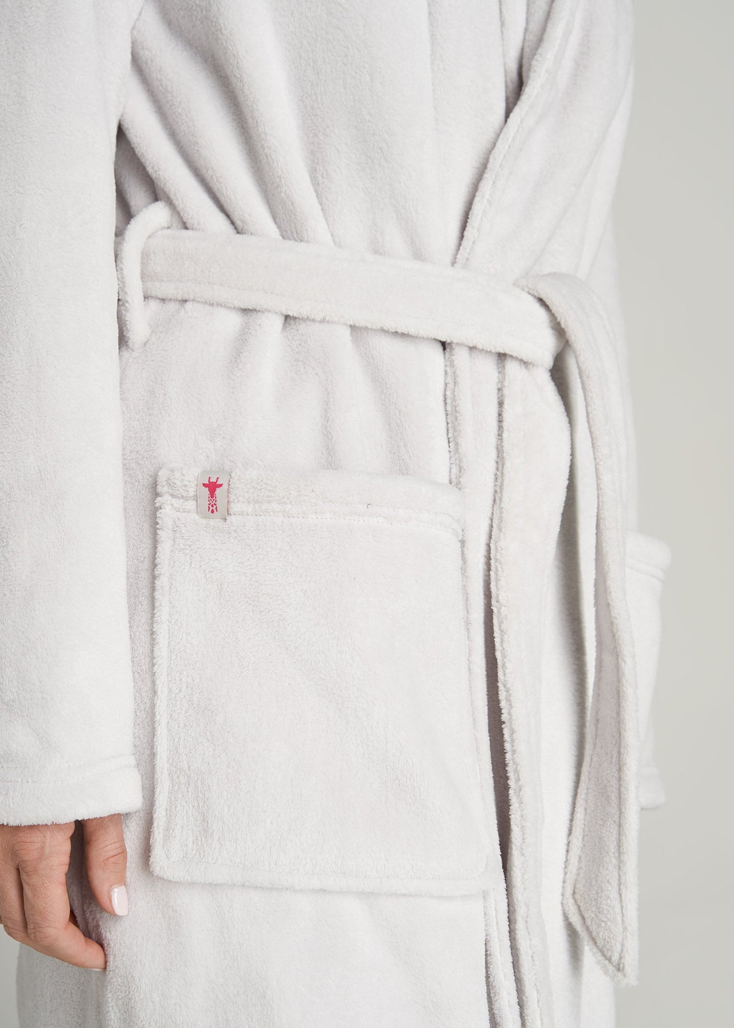    American-Tall-Women-LoungeRobe-CloudGrey-detail