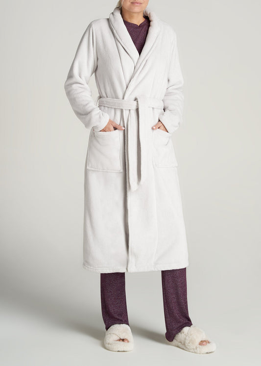    American-Tall-Women-LoungeRobe-CloudGrey-front