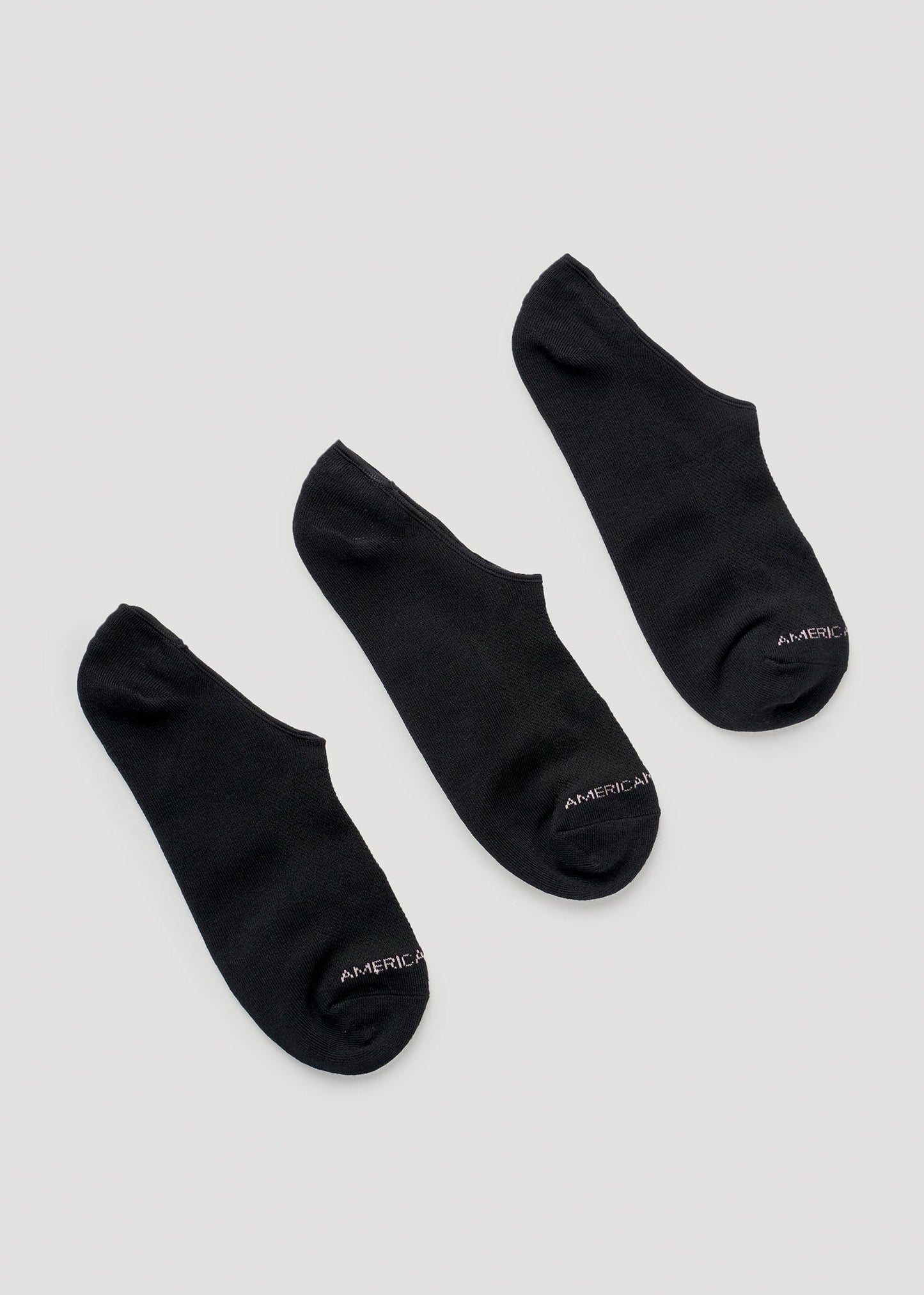 American-Tall-Women-NoShowSocks-3Pack-Black-back