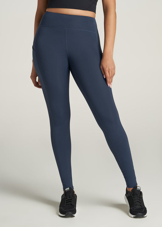 Tall Women's Performance Pocket Legging in Navy