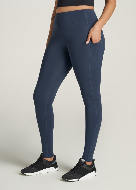 Tall Women's Performance Pocket Legging in Navy